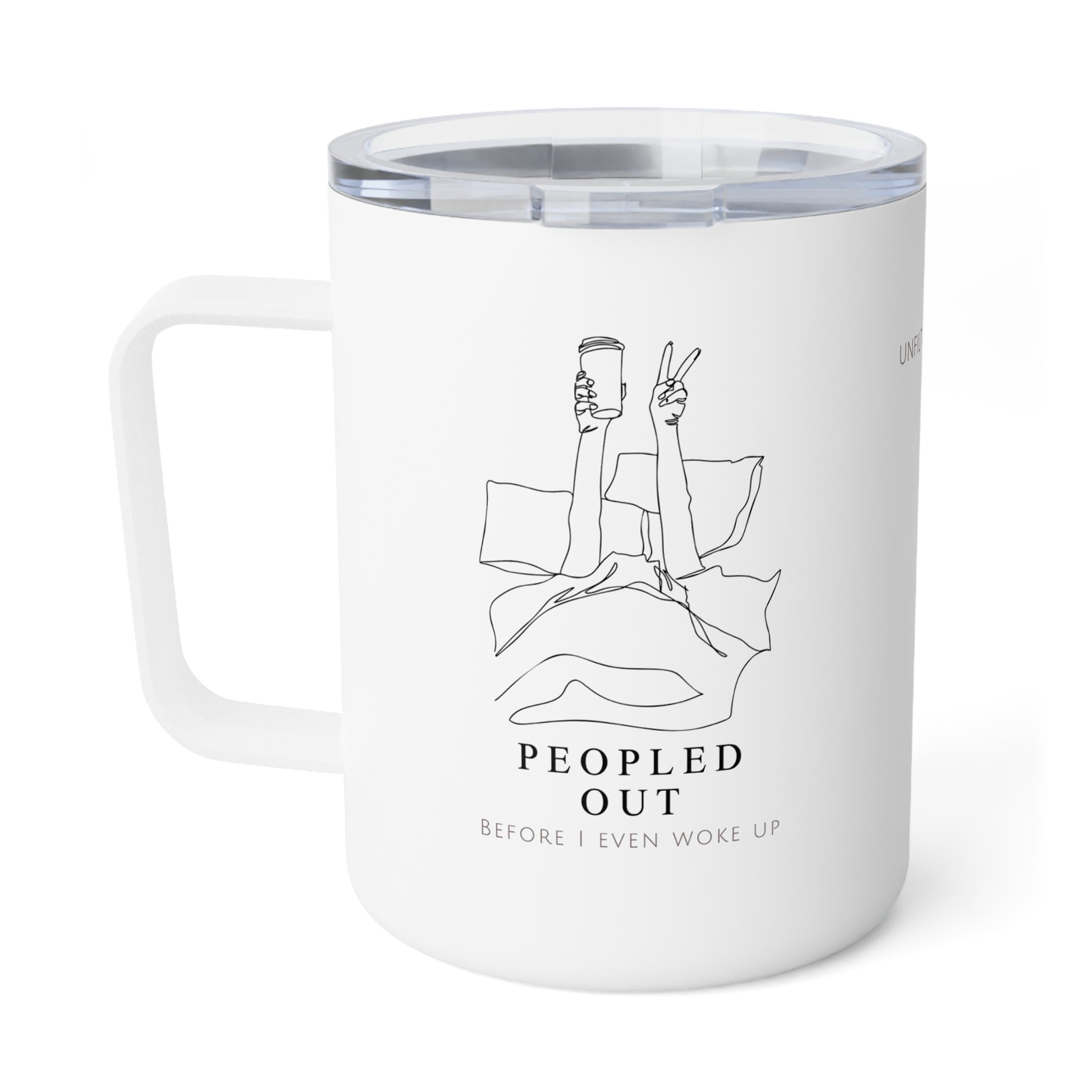 Insulated Coffee Mug — "Unfiltered Goods"