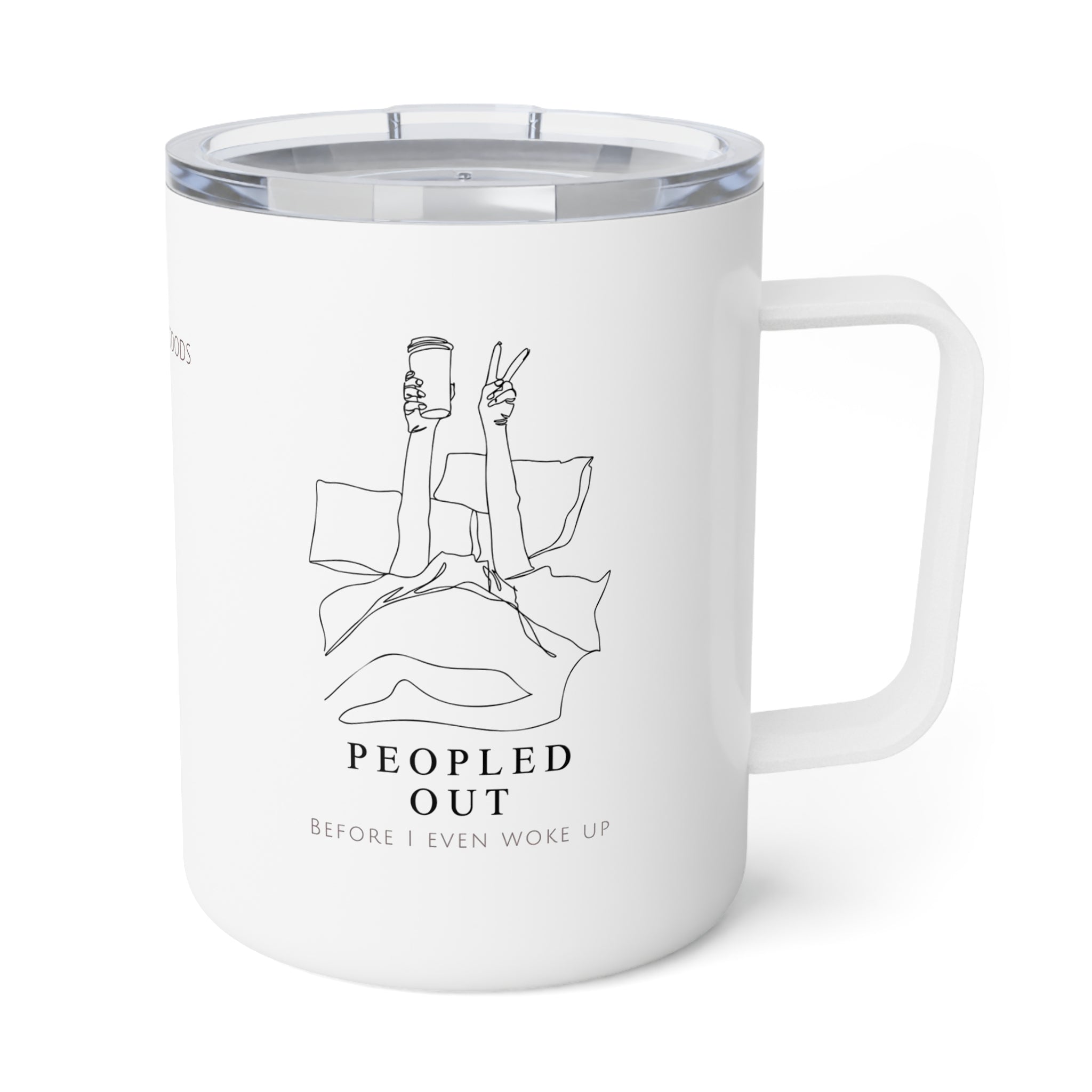 Insulated Coffee Mug — "Unfiltered Goods"